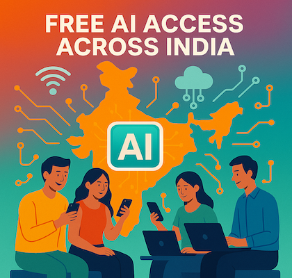 FREE AI ACCESS BY PERPLEXITY AND GOOGLE IN INDIA