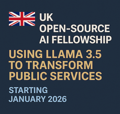 UK Launches Generative AI Fellowship Using Llama 3.5 to Transform Public Services